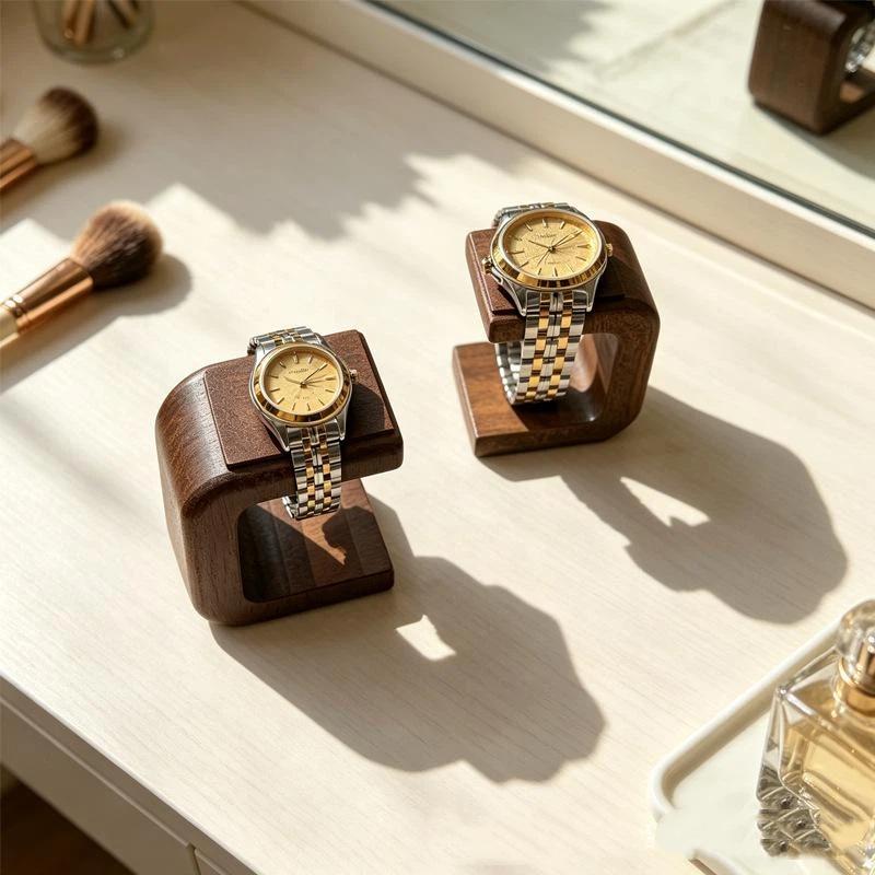 수공예 나무 소재의 시계 보관대 겸 액세서리 정리대,  - Watch Accessories 리뷰 및 가격