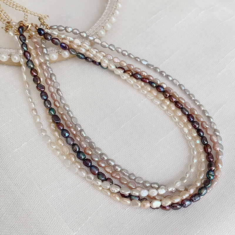 여성용 천연 담수 진주 목걸이, 작고 불규칙한 진짜 바 - Pearl Choker Necklace Vintage 리뷰 및 가격